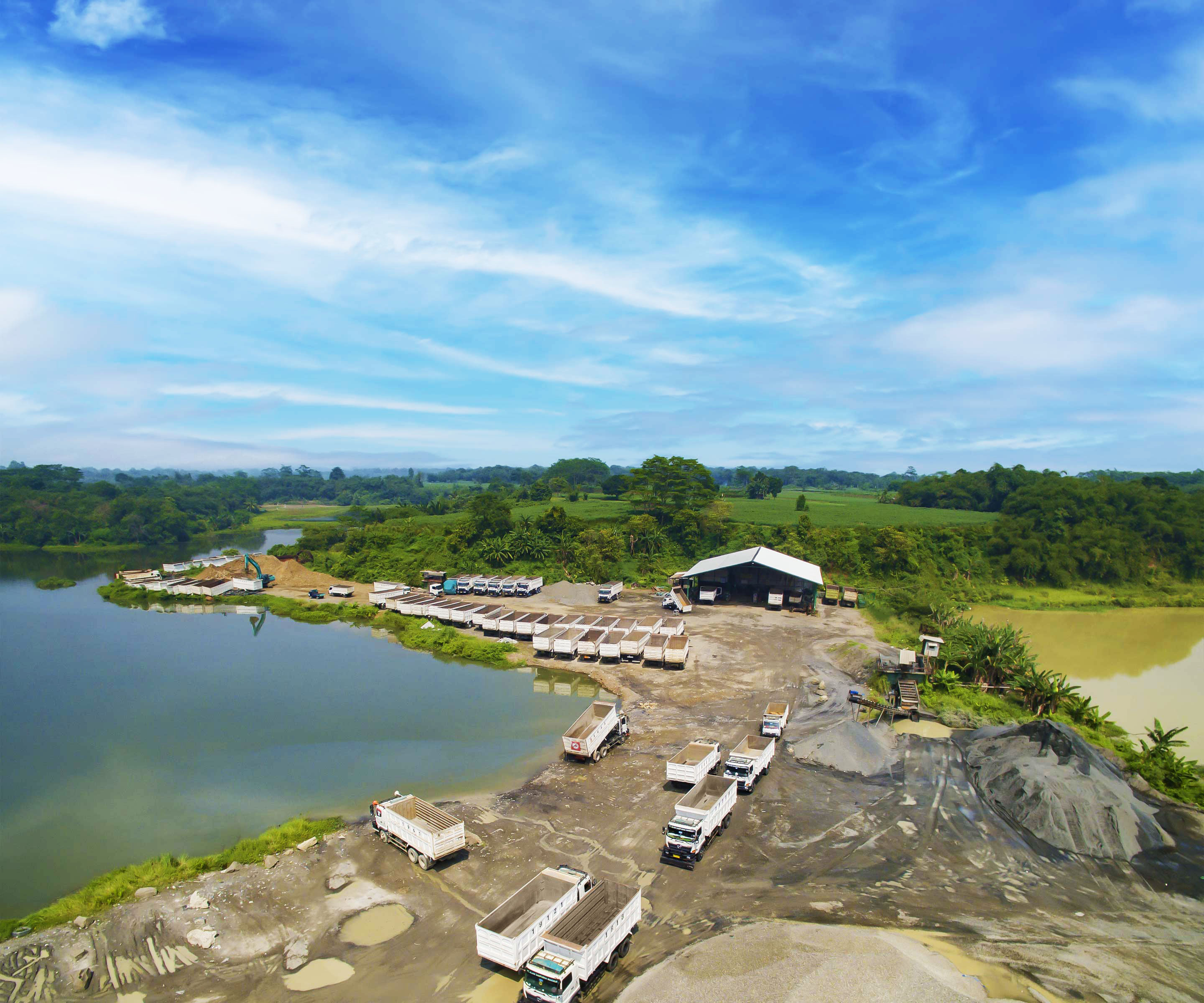 Lokasi Pool Sampurna Group (PT. Niaga Citra Abadi) Rumpin, Bogor.